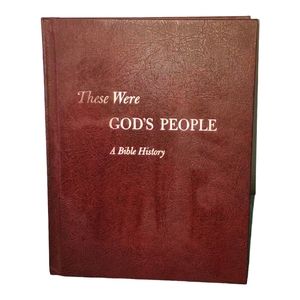 Vintage 1966 Bible These Were God's People A Bible History Collectible